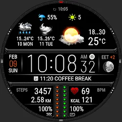 Weather watch face W7.5 icon