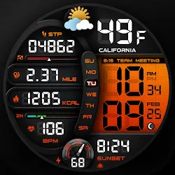 PER20 Digital Watch Face Meru icon
