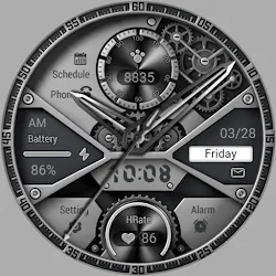 ZKin WatchFace White Machinery icon