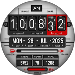 Digital Fliptime Watch face icon