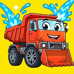 动物洗车 - 汽车和赛车，儿童洗车和修车 icon
