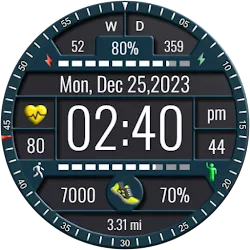 Iris503 Digital Watch Face icon