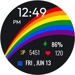 Rainbow Pride Watch Face icon