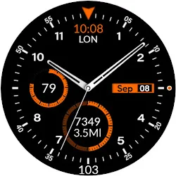 CC Black Analog Watch Face icon