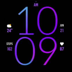 Purple Light Watch Face icon