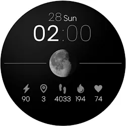 Minimal Watch Face Moon Phase icon