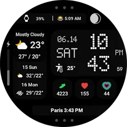 ACRO Digital Weather Watchface icon