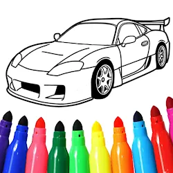 Jogos de pintar de carro icon