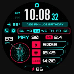 PRADO 33 Cyber Wacth Face icon
