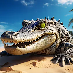 Crocodile Games 3D Animal Sim icon