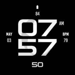 Superior Black Watch Face icon
