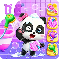 Baby Panda's Bath Time icon