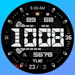 SH074 Watch Face, WearOS watch icon