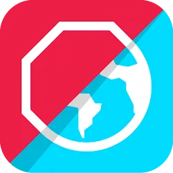 Adblock 浏览器：拦截广告，更快浏览 icon