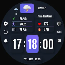 Sena Digital Watch Face icon