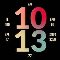 Big Tropical Dusk Watch Face icon