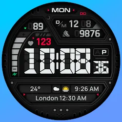SH058 Watch Face, WearOS watch icon