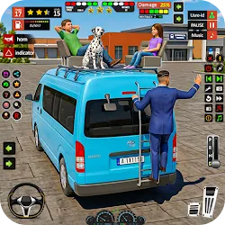Mini Coach Bus 3d City Bus Sim icon