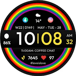 TVV Pride Digital Watch Face icon