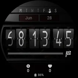 tgr flip clock watch face 1 icon