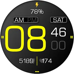 Key064 Digital Watch Face icon