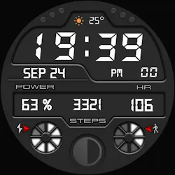 Modern Digital Watch Face icon