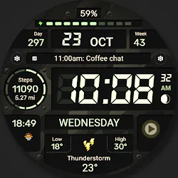 WFP 129 Military watch face icon