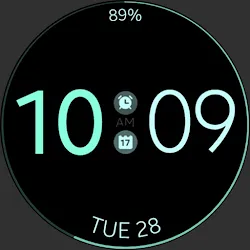 Battery v7 minimal watch face icon