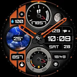 Weather Hybrid Watch Face A6 icon