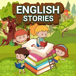 English kids story with audio icon