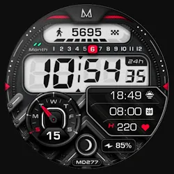 MD277 Digital watch face icon