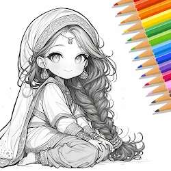 Anime Color - Jogos de pintar icon