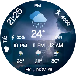 Hourly Weather for Wear OS icon