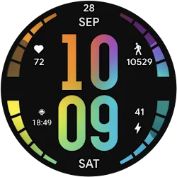 Colorful Figures-For wear os 5 icon