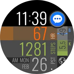 Easy Read Health Watch Face icon