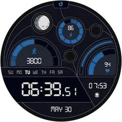 DS D006 - Digital watch face icon