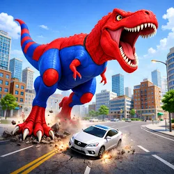 Angry Dinosaur City Rampage 3D icon