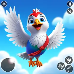 I am Crazy Bird Simulator 3D icon