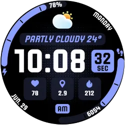 MARATHON Digital Watch Face icon