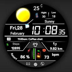FSW283 Digital Watch face icon