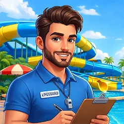 Waterpark Fun Manager Game 3D icon