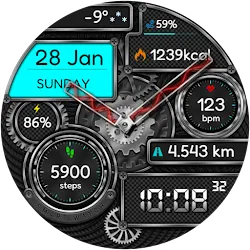Hybrid TUNUK URX44 Watch face icon