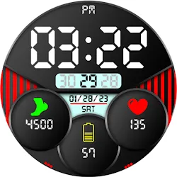 Key018 Digital Watch Face icon
