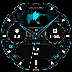 World Time Map Watchface 020 icon