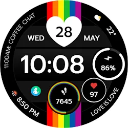 TVV Pride 2 Digital Watch Face icon
