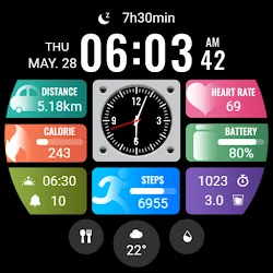 Small Clock Widget ZKin Watch icon