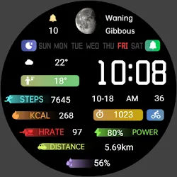Colorful Icon Tail ZKin Watch icon