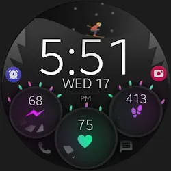 Christmas animated watch face icon