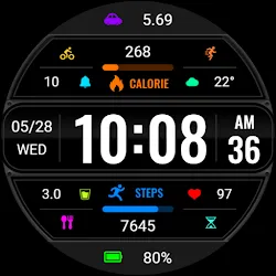 Dark Multifunctional ZKinWatch icon