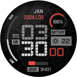 MW26 City Digital Watch icon